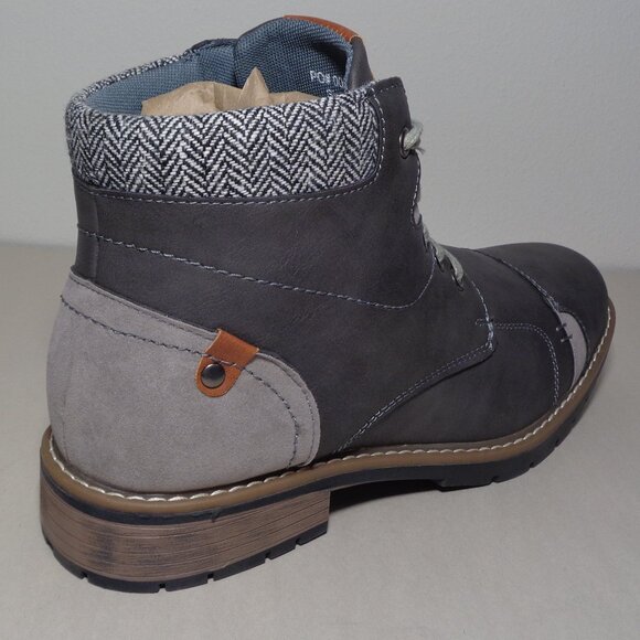 Vance Co. Size 10 M / MANZO / Grey / Ankle Boots / New Men\'s Shoes main image 15